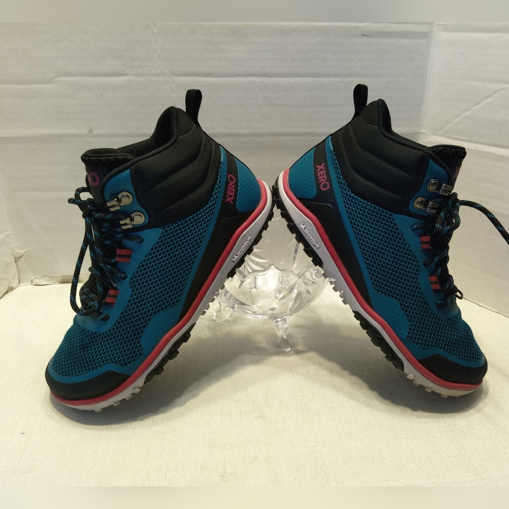 Xero Women's Teal and Black Athletic Hiker Sneakers ***see note on size